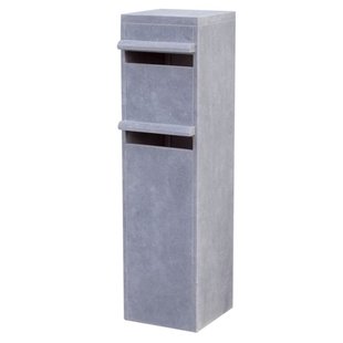 Brievenbusunit Valencia Dubbel - Natuursteen - Blauwe Hardsteen - 32x120x32cm