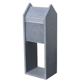 Brievenbus Staande Salamanca - Natuursteen - Blauwe Hardsteen - 40x110x32cm