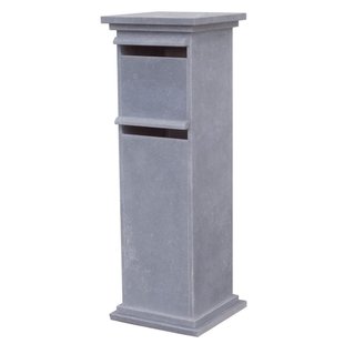 Brievenbusunit Sevilla Dubbel - Natuursteen - Blauwe Hardsteen - 45x132x45cm