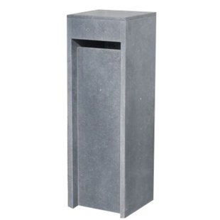 Staande Brievenbus Alicanté - Natuursteen - Blauwe Hardsteen - 34x103x34cm