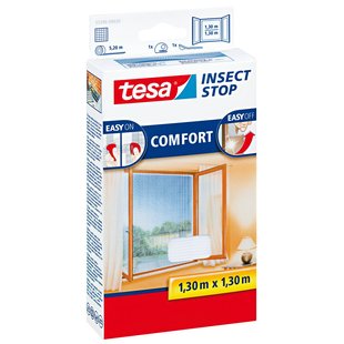 Tesa Raamhor Comfort - 130x130cm - Wit - Met Klittenband
