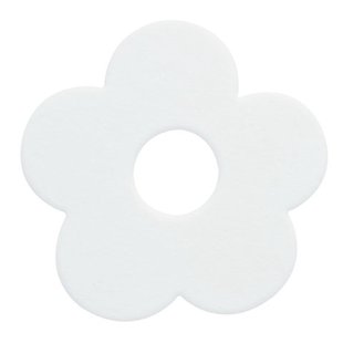 Spirella Antislipmat Funky - 5 Stuks - Wit