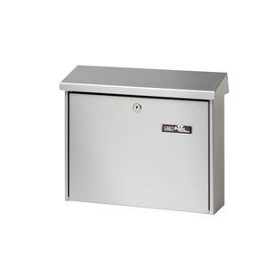 Burg Wachter Wandbrievenbus Journal 5867 - Staal - Zilver - 37,7x32x11,5 Cm