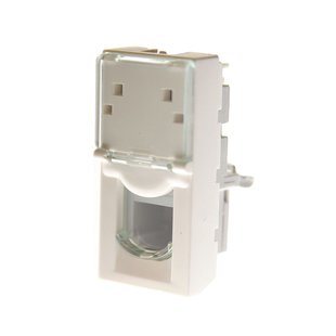 Legrand Inbouwstopcontact Rj45 Utp Cat6 Ongeaard 1-polig Wit Ip20