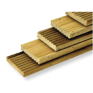 Vlonderplank - Vurenhout - Geprofileerd - 240x14,5x1,9cm