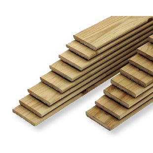 Schuttingplank - Grenen - Geïmpregneerd - 1,9x14x180cm - Pefc