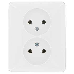 Peha Inbouwstopcontact Standaard Ongeaard 2-polig Wit Ip20