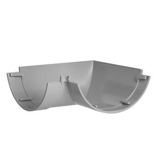 Martens Hoekstuk Pvc Grijs 100mm