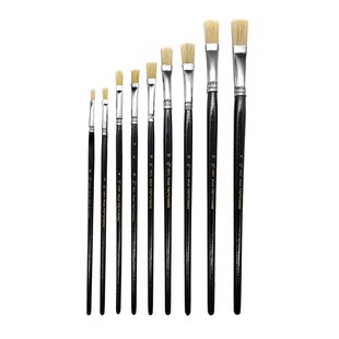 Sencys Set Van 9 Platte Kwasten