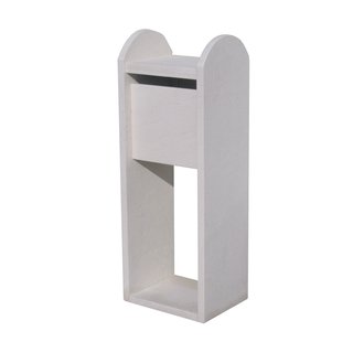 Brievenbus Staande Brievenbus Madrid Moon - Natuursteen - Wit Beige Marmer - 43x110x32cm