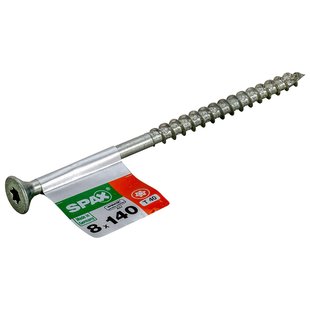 Spax Universele Schroef Wirox Verzonken Kop Torx - 8x140mm - 1 Stuks