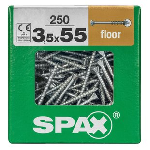Spax Spaanplaatschroef T-star Wirox Verzonken Kop Torx T10 - 3,5x55mm - 250 Stuks