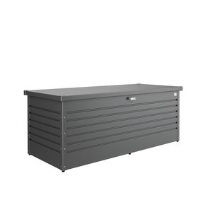 Biohort Kussenbox Hobbybox 180 - Metaal - Donkergrijs Metallic - 181x79x71cm