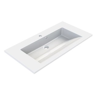 Allibert Wastafel Slide 80cm Glanzend Wit