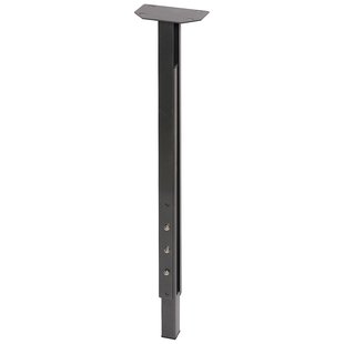 Duraline Meubelpoot Verstelbaar Vierkant Staal 3x3x63-90cm Antraciet