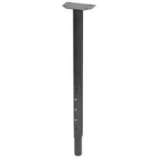 Duraline Meubelpoot Verstelbaar Staal 3,5x64,5-74,5cm Antraciet