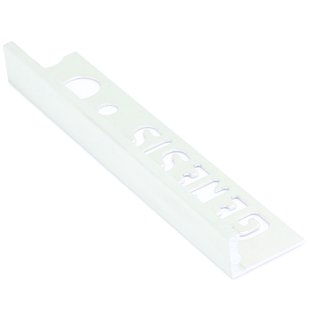 Genesis Plat Profiel - Aluminium Zilver - 10x1mm 2,5m