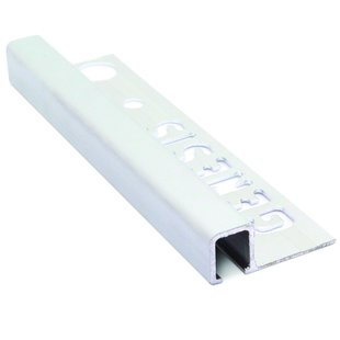 Genesis Plat Profiel - Aluminium Zilver - 8x1mm 2,5m