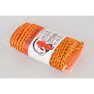 Mamutec Touw Pa Paraloc Oranje Zwart 6mm 10m