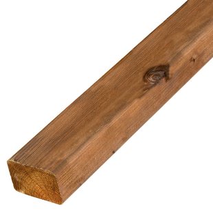 Regel Vuren Bruin 4,4x6,8x240cm