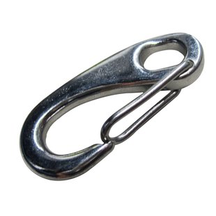 Sencys Karabijnhaak - Rvs - Met Veiligheidssluiting - 50mm