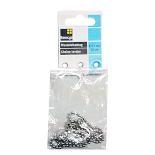 Sencys Wastafelketting Bal 3,6mm 50cm