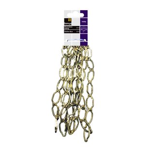 Sencys Decoratieve Ketting Staal Geel 2mm 2,5m