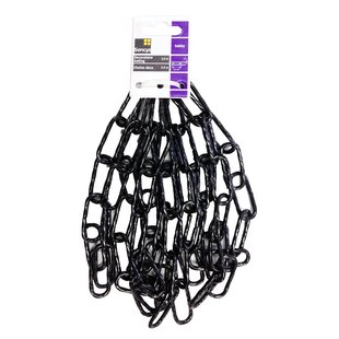 Sencys Decoratieve Ketting Gedraaid Zwart 4mm 2,5m