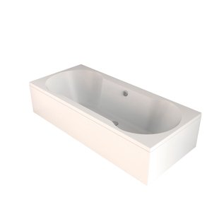 Cyprus' Duo Bad 180 X 80 Cm Wit Acryl Zonder Voorzetwand