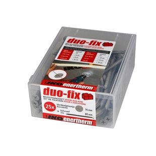 Duo-fix Bevestigingsset Iko Isolatieplaten - Metaal - 4,8mm - 8cm
