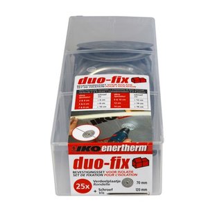 Duo-fix Bevestigingsset Iko Isolatieplaten - Metaal - 4,8mm - 12cm