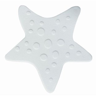 Spirella Antislipmat Asterie - 5 Matten - Wit - 13x13cm