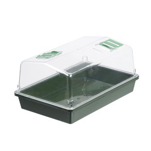 Nature Mini-kweekkas - Kunststof - Groen - 37,5 X 13 X 24,5 Cm - Met Ventilatie