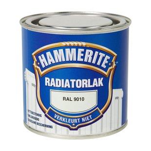 Hammerite Radiatorlak Ral 9010 250ml
