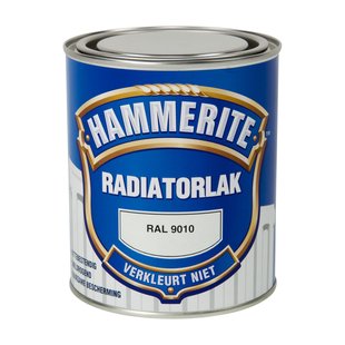 Hammerite Radiatorlak Ral 9010 750ml