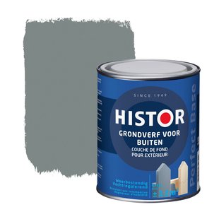 Histor Perfect Base 5004 Grondverf Voor Buiten Grijs 0,75l