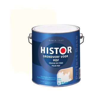 Histor Perfect Base 7000 Grondverf Voor Mdf Wit 2,5l