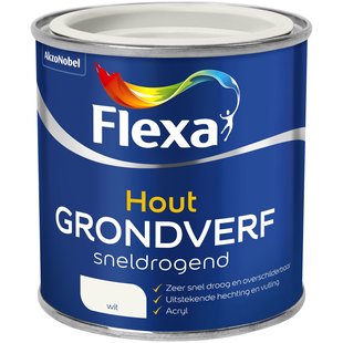 Flexa Grondverf - Hout - Wit - 250ml