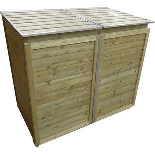Lutrabox Afvalcontainerkast 2 Containers 150x90x122cm