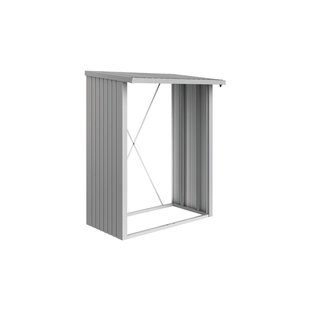 Biohort Haardhoutopslag Woodstock 150 Zilver Metallic 102x157cm