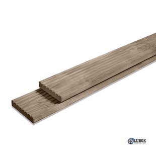 Vlonderplank - Grenen - Grof Geprofileerd / Reliëf Geprofileerd - 240x14,5x2,8cm