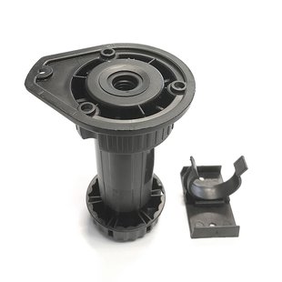 Sencys Kastpoot Verstelbaar 117-165mm Kunststof Zwart