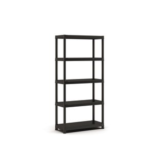 Sencys Stellingkast - Shelf Plus - 182x90x40cm - Draagkracht 55kg - Zwart
