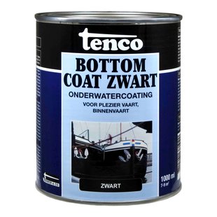 Tenco Bottomcoat Zwart 1l