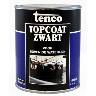 Tenco Topcoat Boven De Waterlijn Zwart 1l