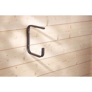 U-haak Xxl Pro Ovaal Geverfd Zwart 25x30 Cm