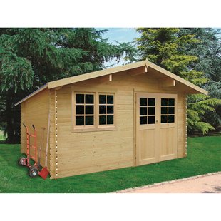 Solid Tuinhuis Superia Visp - Onbehandeld - 400x371cm