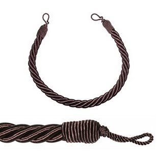 Gordijnbinder 23mm Bruin