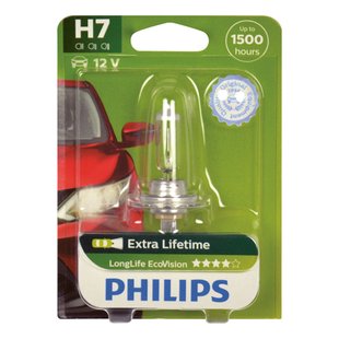 Philips Autolamp Longlife Ecovision H7 12972llecob1 55w