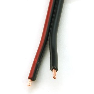 Sencys Audiokabel 2x0,75mm 10m Rood-zwart